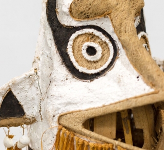 Detail of mask from Papua New Guinea/Oceania